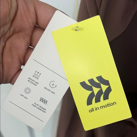 NWT All In Motion Ribbed Brown Jumpsuit - Picture 6 of 10